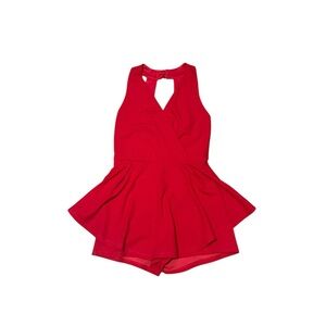 Purple Snow Vibrant Peplum Romper